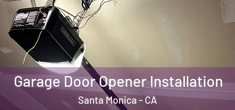  Garage Door Opener Installation Santa Monica - CA