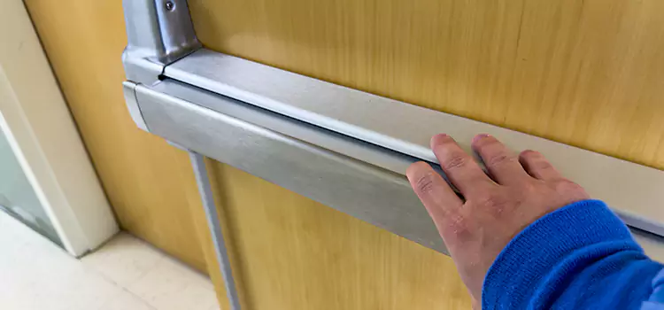 Installing a Push Bar on a Door Santa Monica
